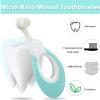 CVNRCLP Toddler Toothbrush Set  3-Pack, Ultra-Soft Bristles for Babies 0-3 Years, Featuring Teething Rings for Gentle Teeth and Gum Care,0-2 Toothbrush view 4