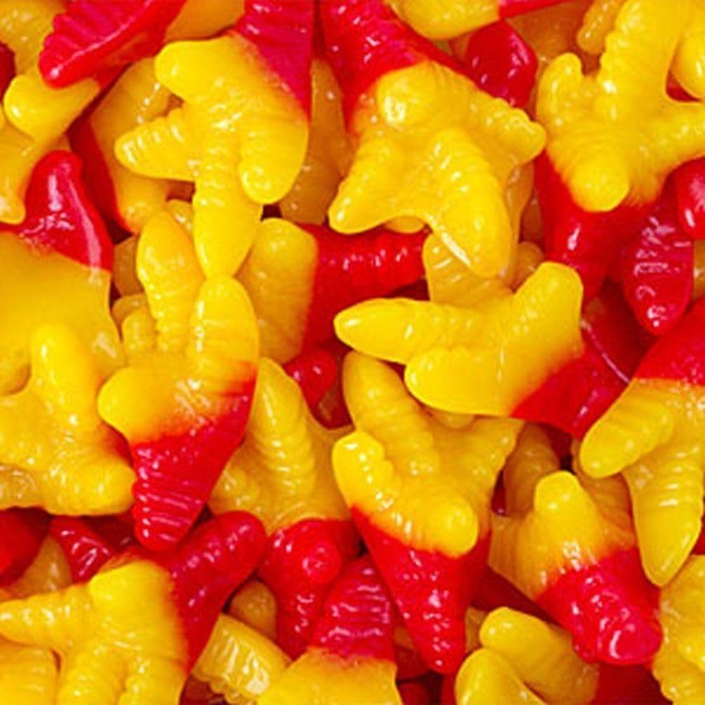 Halloween Pick and Mix Candy Jelly Sweets for Kids and Adults (500g, Chicken Feet)