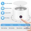 QCXWCJWD Ultrasonic Cleaner for Dentures, 45kHz Ultrasonic Retainer Cleaner with 4 Modes, Ultrasonic Cleaning Machine 150ml for Aligner Mouth Guard Watch Coins (White) view 4