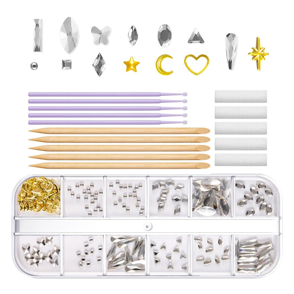 Teeth Gems Kit | Teeth Gemstones | Bright Gemstone Decals For Teeth | Artificial Crystal For Teeth Decoration | Tooth