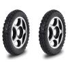 12inch Wheelchair Rear Wheel Replacement, 12 x 2 Wheelchair Wheels, Bearing: 1 3/4", Solid Tire, Manual Wheelchair Accessory (1 Pair) view 1