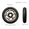 12inch Wheelchair Rear Wheel Replacement, 12 x 2 Wheelchair Wheels, Bearing: 1 3/4", Solid Tire, Manual Wheelchair Accessory (1 Pair) view 3