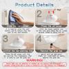 2Pcs Grab Rails for Bathroom, Suction Grab Bars for Shower with Indicator No Drilling, Load 150KG/330LBS, Hand Rails for Elderly with Suction Cup, for Elderly, Pregnant Women, Injuried, Children view 4