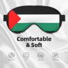 Palestine Flag Eye Mask Unisex, Zero Eye Pressure Eye Sleeping Mask, Soft Eye Shade Cover for Travel view 3