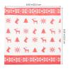 Angoily 4 Rolls Xmas Patterns Grease Paper Disposable Baking Paper Decorative BBQ Liners for Fried Food and Picnic Food view 3