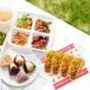 Angoily 4 Rolls Xmas Patterns Grease Paper Disposable Baking Paper Decorative BBQ Liners for Fried Food and Picnic Food view 4