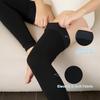 EVOPLECI Medical Thigh High Compression Stockings Footless for Women and Men (Pair), 15-20 mmHg with Silicone Dot Band, Comp Tights XXXXL BLACK view 3