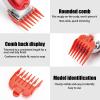 10 Pcs Hair Clipper Guards Combs,Multi Size Limit Combs for Most Clippers Trimmers,Replacement Hair Clipper attachments view 3