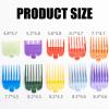 10 Pcs Hair Clipper Guards Combs,Multi Size Limit Combs for Most Clippers Trimmers,Replacement Hair Clipper attachments view 4