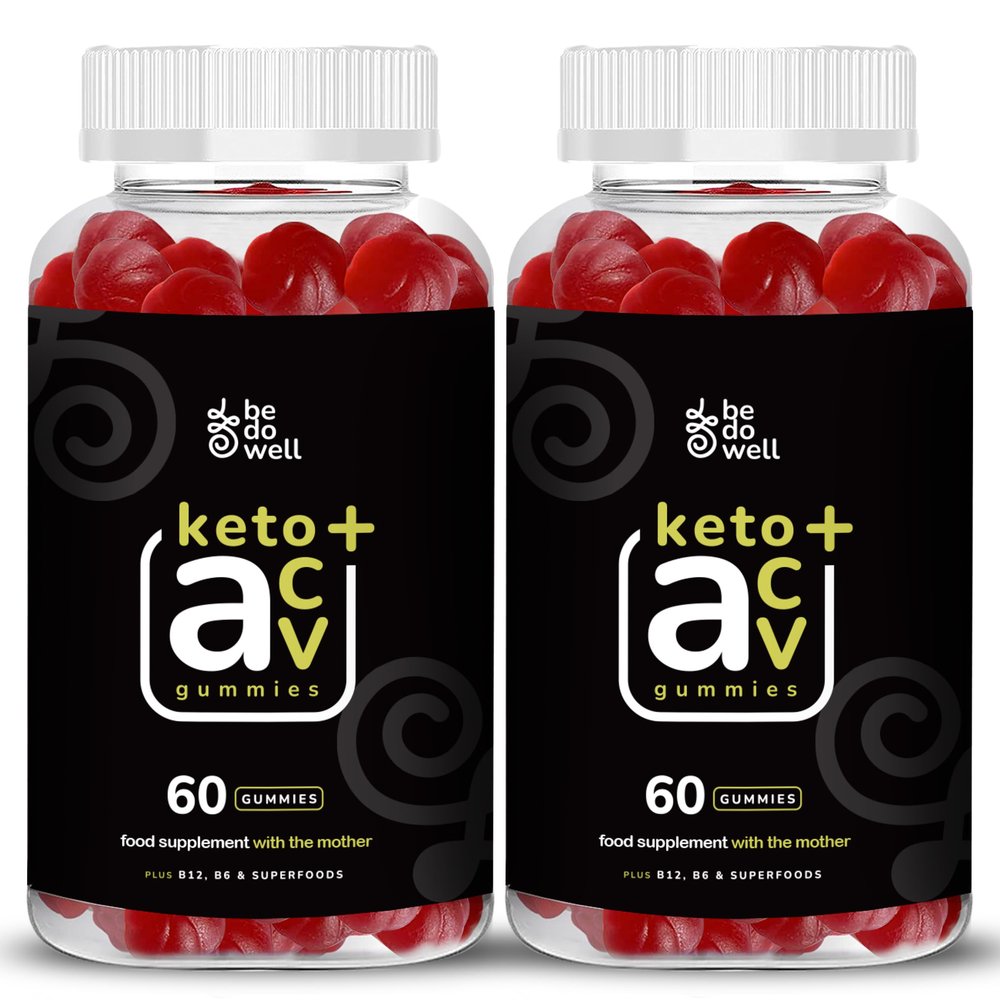 ACV Gummies Apple Cider Vinegar Gummies with Mother 1200mg- | Digestive Health, Energy, Immune and Metabolism Support | - with Vitamin C, B12, B6 & Beetroot & Pomegranate Vegan 60 Count (2)