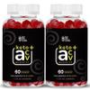 ACV Gummies Apple Cider Vinegar Gummies with Mother 1200mg- | Digestive Health, Energy, Immune and Metabolism Support | - with Vitamin C, B12, B6 & Beetroot & Pomegranate Vegan 60 Count (2) view 1