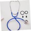 NOLITOY 2 Sets Earbud Replacement Diaphragm Ear Tip Kit, Black Pvc Earplug Accessories for Stethoscopes with Metal Parts, for Clinic and Winter Use view 4