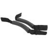 Universal and Adjustable Handle, 2pcs Black Polyester + Nylon Car Interior Rear Handle Passenger Safety Grip Handle for Any Round or Square Cushion or Non Cushion Rod view 2