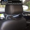 Universal and Adjustable Handle, 2pcs Black Polyester + Nylon Car Interior Rear Handle Passenger Safety Grip Handle for Any Round or Square Cushion or Non Cushion Rod view 3