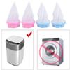 4Pcs Washing Machine Hair Filter Washing Mesh Bags, Cute Reusable Floating Laundry Lint Pet Hair Remover Filter Mesh Bag for Machine Blue and view 4