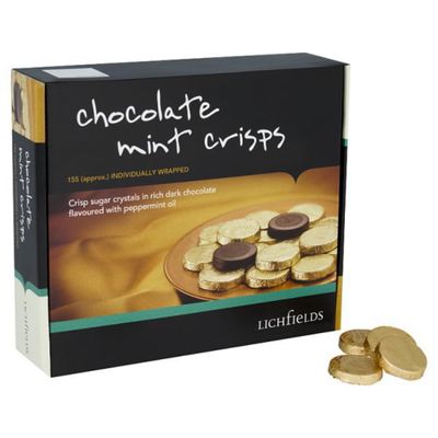 Chocolate Mints Box - Chocolate Mint Cremes, Chocolate Mint Crisps, Chocolate Mint Wafers, Chocolate Orange, Neapolitan Mint and more (Chocolate Mint Crisps 155pcs)