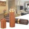 2 Pcs Household Hand Needle Box Ebony Rosewood Needle Storage Container Leather Tool Organizer Ebony Rosewood Sewing Storage Leather Tools (Ebony+Rosewood) view 1