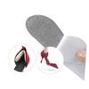Healeved 8pairs Self-Adhesive Heel Grips High Heel Back Pads for Non- Cushioning Blister and Foot Care Black Skin Color Options for Women and Girls view 4