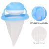 3 PCS Lint Catcher for Laundry, Reusable Lint Catcher Washing Machine Floating Lint Mesh Bag Laundry Hair Catcher Pet Hair Remover (Blue) view 2