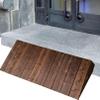 XDRGOOIUY Threshold Ramp, 4/7/8/10inch Rise Wooden Threshold Ramp, for Home/Front Door/Yard/Doorways, Wheelchairs Walkers Car Motorcycle Entry Transition Ramp view 1