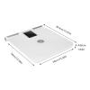 Intelligent 8 Electrode Body Fat Scale with APP Large Display and Multi-user Support for Comprehensive Health Management  White LCD Display 180kg Capacity view 2