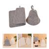 CANNXI Wool Felt Sauna Set Hat Russian Pad Breathable Bath Shower Men Women Protective Hair Bathroom Accessories view 2
