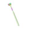 4pcs 2.5x19.5cm PBT Non-Slip Cleaning Toothbrush, 3 Sided Toothbrushes, V-Shaped Toothbrush,3 Sided Autisms Toothbrush, Three Sided Toothbrush Toothbrush Non-Slip Cleaning view 1