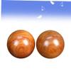 ORFOFE 2pcs Wooden Massage Balls Round Fitness Balls Hand Exercise Muscle Stretch for Home Shop Use view 2