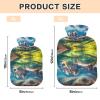 Maroon Lake Reflection Hot Water Bottles Water Heating Pad Hot Water Bag for Pain Relief, 1 Liters view 2
