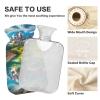 Maroon Lake Reflection Hot Water Bottles Water Heating Pad Hot Water Bag for Pain Relief, 1 Liters view 3