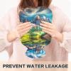 Maroon Lake Reflection Hot Water Bottles Water Heating Pad Hot Water Bag for Pain Relief, 1 Liters view 4