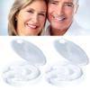 Dazzluxe False Teeth Pack of 2, Clip in Veneers Teeth for Men And Women, Temporary Cosmetic Fake Teeth Snap on Teeth Veneer, Confident Smile Veneers Dentures for Cover Bad Teeth view 1