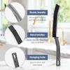 Komdndht 4 PCS Trinketzy Hard-Bristled Crevice Cleaning Brush, Trinketzy Brush, 2Pcs Black+2Pcs White Trinketzy Crevice Cleaning Brush view 2