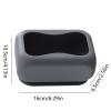 Cosmetic Tissue Holder, Tissue Box with Suction Cup, Sturdy Tissue Box Holder with Suction Cup Bottom, Refillable Rectangular Tissue Dispenser Organiser with Wide Opening for Bedroom, Living Room view 4