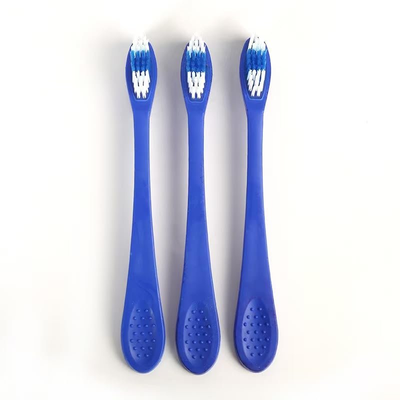 Adult Multifunctional Travel Size Portable Safe Short 5inches Length Toothbrush for Hotel Prison, Nursing Home Confinement Center, Beauty Salon (50)