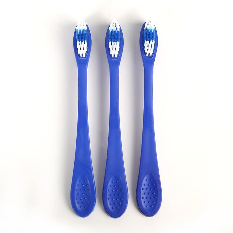 Adult Multifunctional Travel Size Portable Safe Short 5inches Length Toothbrush for Hotel Prison, Nursing Home Confinement Center, Beauty Salon (10)