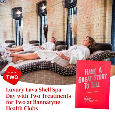 Luxury Lava Shell Spa Day with Two Treatments for Two at Bannatyne Health Clubs - Enjoy 50 minutes of treatments each and access to the leisure facilities at a choice of over 30 Locations