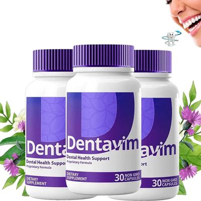 2024 Best Dentavim Capsules All Natural Care for Teeth and Gums, Dentavim Health Supplement for Overall Oral Protection & Fresh Breath (3pcs)
