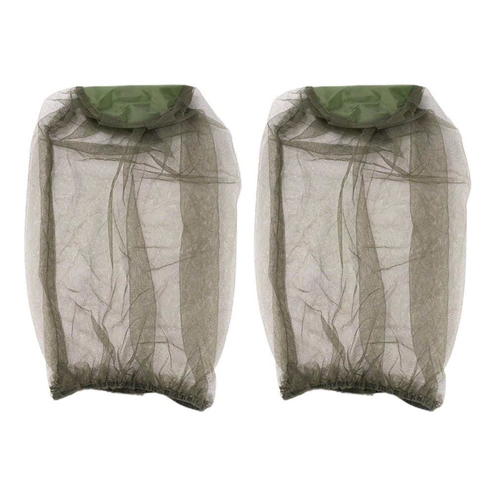 Fly Heads Net Mesh | Face Netting Hat Heads Fly Net | 2X Beekeeper Hat Fly Shield, Fly Netting Fly Net Hat, Fly Face Net Fine Mesh Screen Net for Beekeeping, Fishing, Outdoor Protection