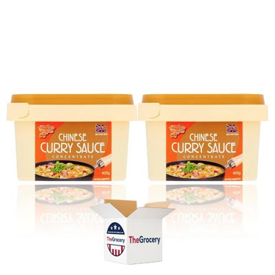 Chinese Curry Sauce Paste Concentrate 405g - Pack of 2 (Mild)