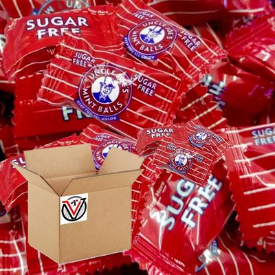 Sugar Free Mint Balls Individually Wrapped Retro Sweets - Traditional mint balls (500g)