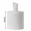 2-Ply White More Absorbent Centrefeed Kitchen Roll, 40GSM Kitchen Hand Paper Napkin Embossed, Perforated, Wall Mounted Tissue Roll for Wiping & Cleaning Workplace Area(525 Sheets, Pack of 5 Roll) view 2