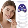 Dazzluxe 2 Pairs Instant Veneers False Teeth, Clip in Veneers Teeth Upper And Bottom Jaw, Temporary Smile Whitening Denture Snap on Veneers Teeth for Men And Women view 1