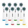 8 Pack Cross Clean Replacement Heads Compatible with Braun Oral B Electric Toothbrush - Replacement Brush Heads for Most Braun Oral B Toothbrushes view 1