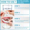 Dazzluxe 4 Pairs Clip in Veneers Teeth Fake Teeth, Temporary Cosmetic False Teeth Snap on Teeth Veneer, Confident Smile Veneers Dentures for Cover Bad Teeth view 4