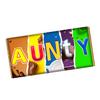 Aunty Chocolate Bar Wrapper Novelty Present Gift on Birthday Christmas CH-9222 (without chocolate bar (wrapper only)) view 1