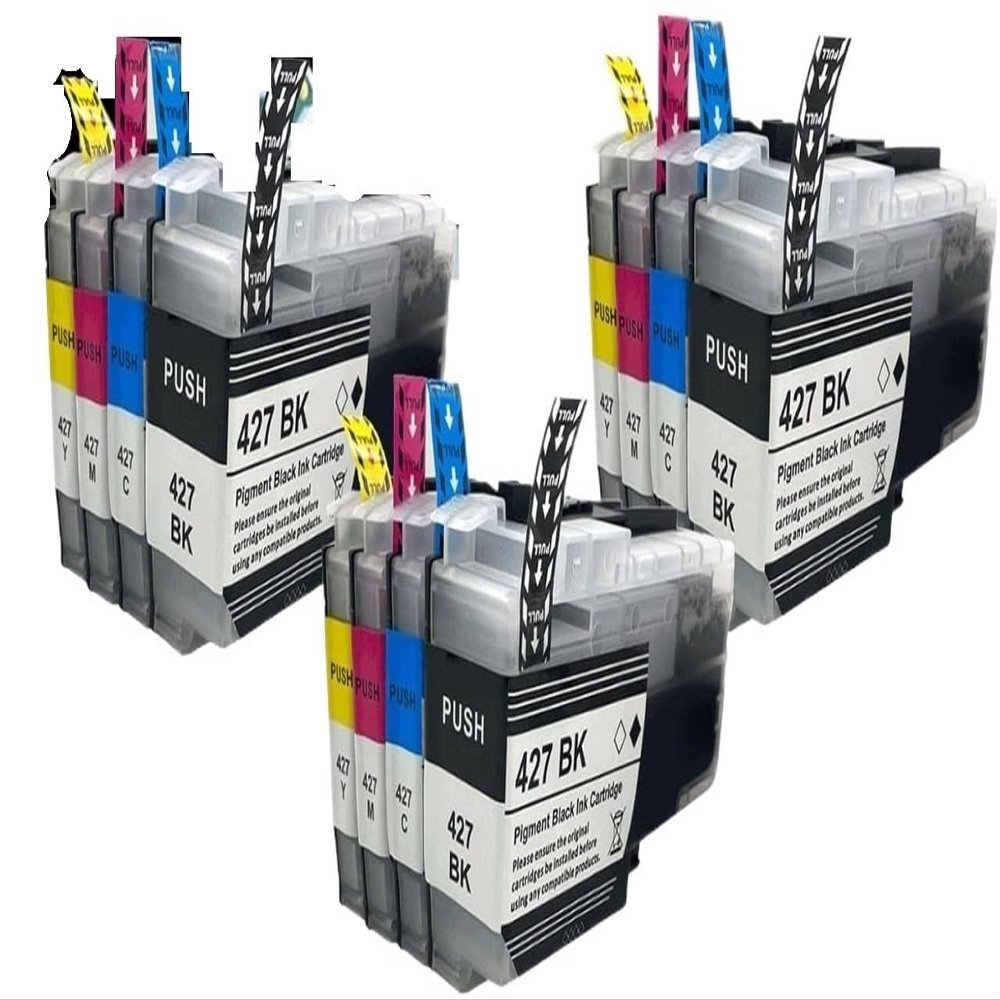 Accessories Compatible with Compatible Ink Cartridge Replacement LC427XL Suitable for Brother HL-J6010DW MFC-J5955DW MFC- J6955DW MFC-J6957DW MFC-J6959DW Ink Printer 3sets