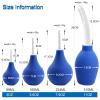 Enema Bulb Rectal Syringe Clean Silicone Douche Cleanse Kit for Constipation, Colon Cleanse with 5 Detachable Slim Nozzles for Men Women (224ml) view 4