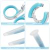 Contact Lenses Applicator,Contact Lens Remover Tool with Contact Lens Case, Sucker,Tweezer with Soft Tip,Contact Lens Wearing Aid Tool,Travel Set,Ideal for Assisting Eye Contacts Lenses view 3