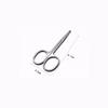 Hair Trimming Scissors Professional Facial Hair Scissors Solid Stainless Steel Scissors Round Safety Scissors for Eyebrows Eyelashes Nose Hair Ear Hair Mustache Trimming view 3